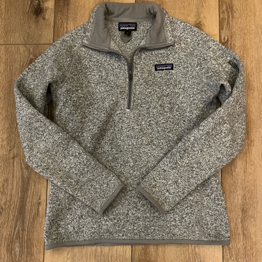 Patagonia Women's Grey Better Sweater Zip Pullover